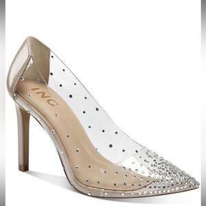 INC International Concepts Silver Bling Heels